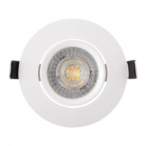 DK3020-WH Встраиваемый светильник, IP 20, 10 Вт, GU5.3, LED, белый, пластик в Соликамске - solikamsk.mebel24.online | фото 1