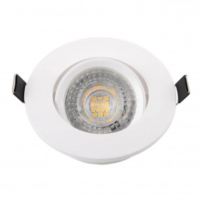 DK3020-WH Встраиваемый светильник, IP 20, 10 Вт, GU5.3, LED, белый, пластик в Соликамске - solikamsk.mebel24.online | фото 4