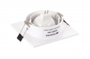 DK3021-WH Встраиваемый светильник, IP 20, 10 Вт, GU5.3, LED, белый, пластик в Соликамске - solikamsk.mebel24.online | фото 3