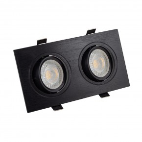 DK3022-BK Встраиваемый светильник, IP 20, 10 Вт, GU5.3, LED, черный, пластик в Соликамске - solikamsk.mebel24.online | фото 1