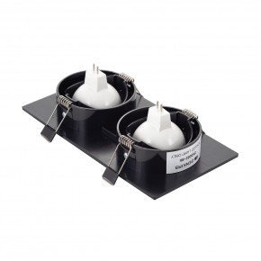 DK3022-BK Встраиваемый светильник, IP 20, 10 Вт, GU5.3, LED, черный, пластик в Соликамске - solikamsk.mebel24.online | фото 3