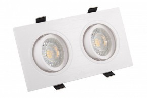 DK3022-WH Встраиваемый светильник, IP 20, 10 Вт, GU5.3, LED, белый, пластик в Соликамске - solikamsk.mebel24.online | фото 1