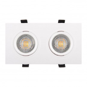 DK3022-WH Встраиваемый светильник, IP 20, 10 Вт, GU5.3, LED, белый, пластик в Соликамске - solikamsk.mebel24.online | фото 2