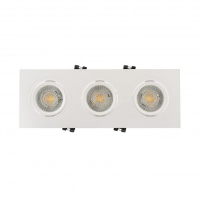 DK3023-WH Встраиваемый светильник, IP 20, 10 Вт, GU5.3, LED, белый, пластик в Соликамске - solikamsk.mebel24.online | фото 1