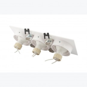 DK3023-WH Встраиваемый светильник, IP 20, 10 Вт, GU5.3, LED, белый, пластик в Соликамске - solikamsk.mebel24.online | фото 4