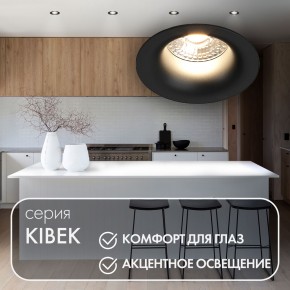 DK3024-BK Встраиваемый светильник, IP 20, 10 Вт, GU5.3, LED, черный, пластик в Соликамске - solikamsk.mebel24.online | фото 3