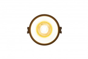 DK3026-BG Встраиваемый светильник, IP 20, 10 Вт, GU5.3, LED, черный/золотой, пластик в Соликамске - solikamsk.mebel24.online | фото 1