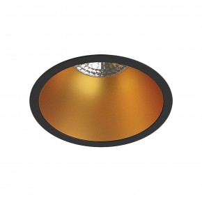 DK3026-BG Встраиваемый светильник, IP 20, 10 Вт, GU5.3, LED, черный/золотой, пластик в Соликамске - solikamsk.mebel24.online | фото 2