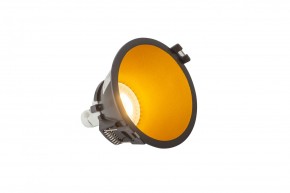 DK3026-BG Встраиваемый светильник, IP 20, 10 Вт, GU5.3, LED, черный/золотой, пластик в Соликамске - solikamsk.mebel24.online | фото 3