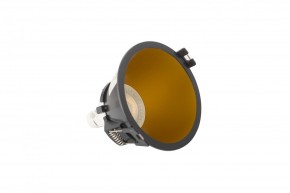 DK3026-BG Встраиваемый светильник, IP 20, 10 Вт, GU5.3, LED, черный/золотой, пластик в Соликамске - solikamsk.mebel24.online | фото 4