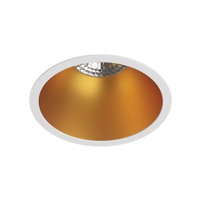 DK3026-WG Встраиваемый светильник, IP 20, 10 Вт, GU5.3, LED, белый/золотой, пластик в Соликамске - solikamsk.mebel24.online | фото 1