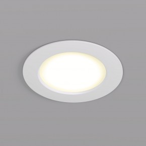 DK3046-WH Встраиваемый светильник, IP 20, 5Вт, LED, белый, пластик в Соликамске - solikamsk.mebel24.online | фото 1