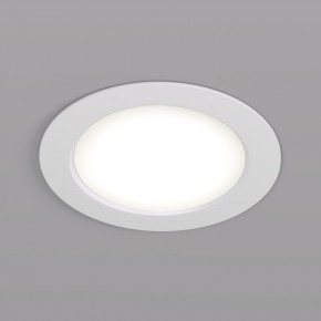 DK3049-WH Встраиваемый светильник, IP 20, 7Вт, LED, белый, пластик в Соликамске - solikamsk.mebel24.online | фото 1