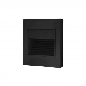 DK3050-BK Светильник встраиваемый в стену, IP 20, LED 3000, 1 Вт, черный пластик в Соликамске - solikamsk.mebel24.online | фото