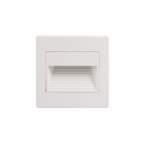 DK3050-WH Светильник встраиваемый в стену, IP 20, LED 3000, 1 Вт, белый, пластик в Соликамске - solikamsk.mebel24.online | фото 3