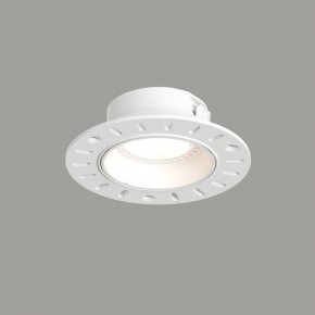 DK3055-WH Встраиваемый светильник, IP 20, 10 Вт, GU5.3, LED, белый, пластик в Соликамске - solikamsk.mebel24.online | фото 1