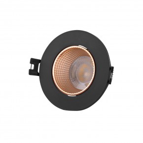 DK3061-BBR Встраиваемый светильник, IP 20, 10 Вт, GU5.3, LED, черный/бронзовый, пластик в Соликамске - solikamsk.mebel24.online | фото 1