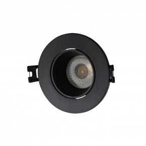 DK3061-BK Встраиваемый светильник, IP 20, 10 Вт, GU5.3, LED, черный/черный, пластик в Соликамске - solikamsk.mebel24.online | фото 1
