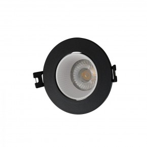 DK3061-BK+WH Встраиваемый светильник, IP 20, 10 Вт, GU5.3, LED, черный/белый, пластик в Соликамске - solikamsk.mebel24.online | фото 1