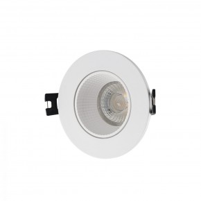 DK3061-WH Встраиваемый светильник, IP 20, 10 Вт, GU5.3, LED, белый/белый, пластик в Соликамске - solikamsk.mebel24.online | фото 1