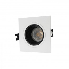 DK3071-WH+BK Встраиваемый светильник, IP 20, 10 Вт, GU5.3, LED, белый/черный, пластик в Соликамске - solikamsk.mebel24.online | фото