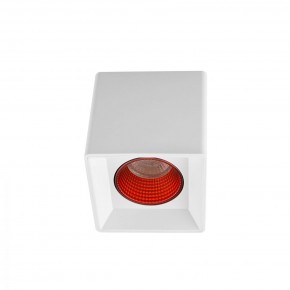 DK3080-WH+RD Светильник накладной IP 20, 10 Вт, GU5.3, LED, белый/красный, пластик в Соликамске - solikamsk.mebel24.online | фото 1