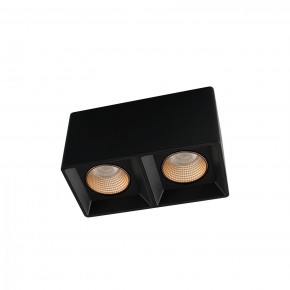 DK3085-BK+BR Светильник накладной IP 20, 10 Вт, GU5.3, LED, черный/бронзовый, пластик в Соликамске - solikamsk.mebel24.online | фото 1