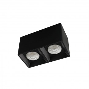 DK3085-BK+CH Светильник накладной IP 20, 10 Вт, GU5.3, LED, черный/хром, пластик в Соликамске - solikamsk.mebel24.online | фото 1