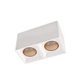 DK3085-WH+BR Светильник накладной IP 20, 10 Вт, GU5.3, LED, белый/бронзовый, пластик в Соликамске - solikamsk.mebel24.online | фото 1