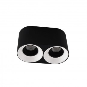 DK3096-BW+BK Светильник накладной IP 20, 10 Вт, GU5.3, LED, черно-белый/черный, пластик в Соликамске - solikamsk.mebel24.online | фото