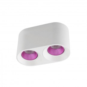 DK3096-WH+PI Светильник накладной IP 20, 10 Вт, GU5.3, LED, белый/розовый, пластик в Соликамске - solikamsk.mebel24.online | фото