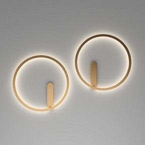 DK5035-SG Бра ROUND со светодиодом, IP20, 24W, 3000/4000/6500K, матовое золото, алюминий в Соликамске - solikamsk.mebel24.online | фото 7