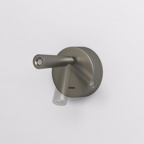 DK5072-DN Бра SHINE WALL со светодиодом, D104*H68, IP20, 3000К, 3W, RA?90, темный никель, алюминий в Соликамске - solikamsk.mebel24.online | фото 3