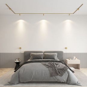 DK5072-SB Бра SHINE WALL со светодиодом, D104*H68, IP20, 3000К, 3W, RA?90, сатинированная латунь, алюминий в Соликамске - solikamsk.mebel24.online | фото 4
