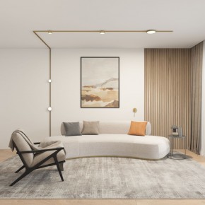 DK5072-SB Бра SHINE WALL со светодиодом, D104*H68, IP20, 3000К, 3W, RA?90, сатинированная латунь, алюминий в Соликамске - solikamsk.mebel24.online | фото 5