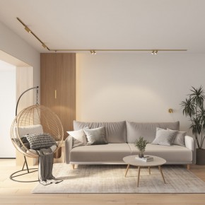 DK5072-SB Бра SHINE WALL со светодиодом, D104*H68, IP20, 3000К, 3W, RA?90, сатинированная латунь, алюминий в Соликамске - solikamsk.mebel24.online | фото 8