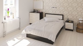 Фиеста Кровать 1200, цвет венге/дуб лоредо, ШхГхВ 123,5х203,5х80 см., сп.м. 1200х2000 мм., без матраса, основание есть в Соликамске - solikamsk.mebel24.online | фото 5
