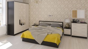 Фиеста Кровать 1800, цвет венге/дуб лоредо, ШхГхВ 183,5х203,5х80 см., сп.м. 1800х2000 мм., без матраса, основание есть в Соликамске - solikamsk.mebel24.online | фото 5