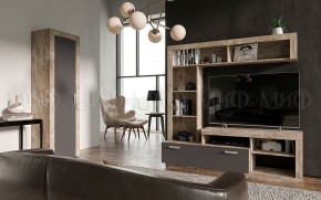 АНГАРА Гостиная (модульная) Графит/дуб юкон в Соликамске - solikamsk.mebel24.online | фото
