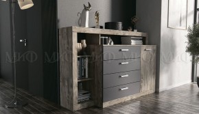 АНГАРА Гостиная (модульная) Графит/дуб юкон в Соликамске - solikamsk.mebel24.online | фото 4
