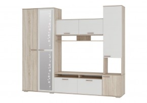Гостиная Лукас (Сонома/Белый) в Соликамске - solikamsk.mebel24.online | фото 2