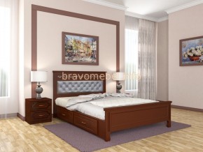 ГРАЦИЯ Кровать из массива 1600 с 2-мя ящиками  в Соликамске - solikamsk.mebel24.online | фото 2