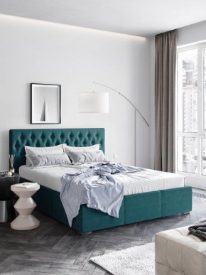 Интерьерная Кровать Октавия Бирюзовый 1400x2000 в Соликамске - solikamsk.mebel24.online | фото 1