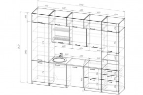 ЖАСМИН Кухонный гарнитур Экстра 5 (3000 мм) в Соликамске - solikamsk.mebel24.online | фото 2