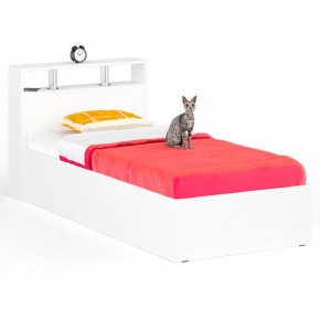Камелия Кровать 0900, цвет белый, ШхГхВ 93,5х217х78,2 см., сп.м. 900х2000 мм., без матраса, основание есть в Соликамске - solikamsk.mebel24.online | фото 1