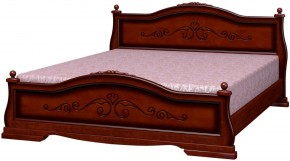 КАРИНА-1 Кровать из массива 1600 (Орех) в Соликамске - solikamsk.mebel24.online | фото