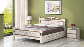 КАРИНА-5 Кровать из массива 1600 с 2-мя ящиками в Соликамске - solikamsk.mebel24.online | фото 2