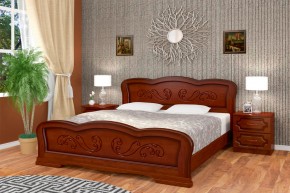 КАРИНА-8 Кровать из массива (Орех) в Соликамске - solikamsk.mebel24.online | фото