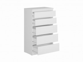 Комод КАСТОР с пятью ящиками, цвет белый в Соликамске - solikamsk.mebel24.online | фото 2