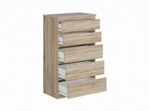 Комод КАСТОР с пятью ящиками, цвет Дуб Сонома в Соликамске - solikamsk.mebel24.online | фото 2
